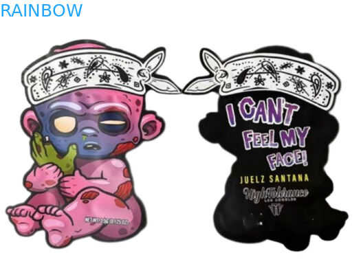 Kokusuz bitkisel tütsü ambalaj torbası k Mylar 120-180 Mikron kalınlığı