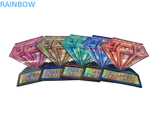 Kokusuz bitkisel tütsü ambalaj torbası k Mylar 120-180 Mikron kalınlığı