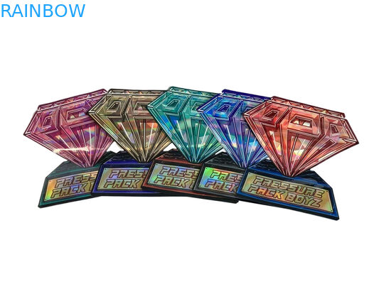 Kokusuz bitkisel tütsü ambalaj torbası k Mylar 120-180 Mikron kalınlığı