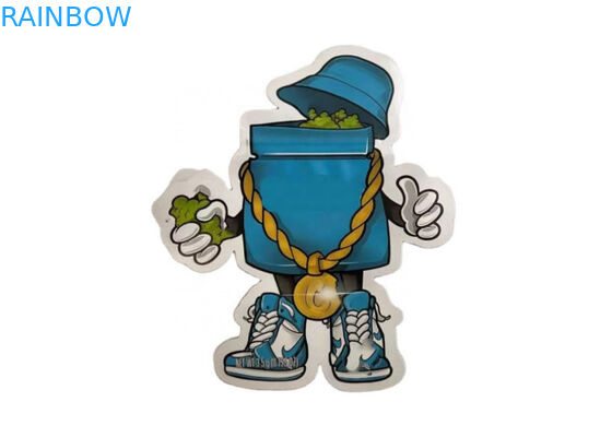 Kokusuz Bitkisel Tütsü Paketleme Zip Lock Mylar CBD Yağı Ot Kenevir Torbaları Gravure Baskı