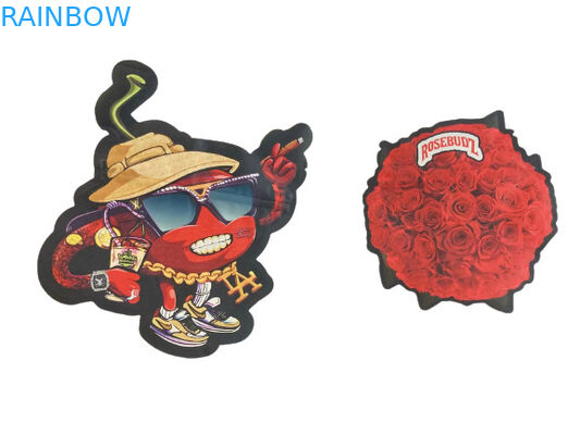 Kokusuz Bitkisel Tütsü Paketleme Zip Lock Mylar CBD Yağı Ot Kenevir Torbaları Gravure Baskı