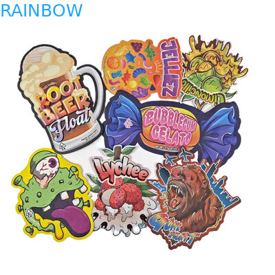 Plastik Özel Tasarım Özel Şekil Ambalaj Baskılı Hologram Folyo Şekerlik Çocuk Kanıtlı Mylar Öldürme Kesim Çantaları