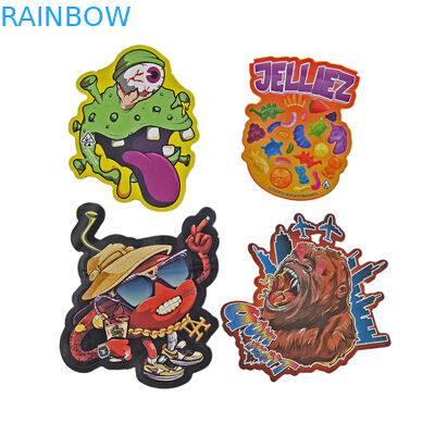 Özel Ölçme Kesim Metal Yüksek Kalite Düzensiz Kapalı Küçük Özel Şekiller Plastik Fermuar Mylar Gıda Paketleme Torbaları