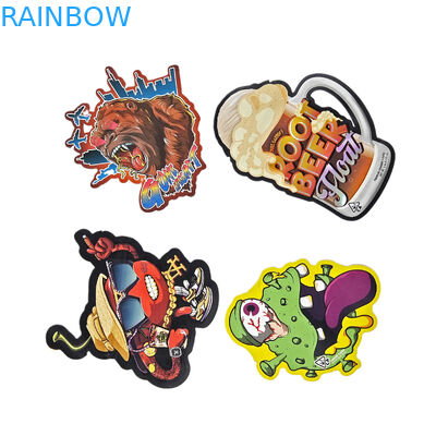 Özel Tasarım Yazdırılmış Mylar çantaları ambalaj Yumuşak Dokunma Plastik 3.5g Mylar Çantaları Ölü Kesim Düzensiz Cüzdanlar ambalaj