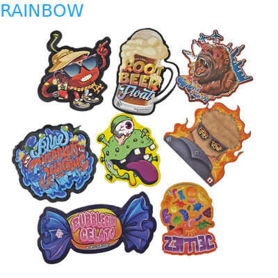 Özel Logo Baskılı Döşeme Ziplock Çantaları Küçük Ayaklı Cüzdan 3.5g Gıda Kaliteli Paketleme Zipper Mylar Ba ile Kokusuz