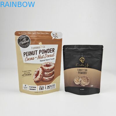 Mat Yeşil Paket Kalkın Cüzdan/Alüminyum folyo Paketleme Zip Kilitli Cüzdan/Doypack Mylar Depolama Gıda Cüzdanları