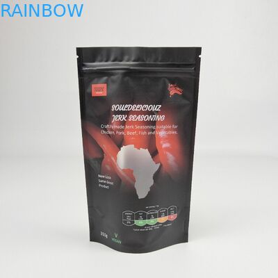 Yeniden kapatılabilir Mat Tam Renkli Paket Kalkın Cüzdan Alüminyum folyo Paket Zip Kilitli Cüzdan Doypack Mylar Gıda Paketleme Cüzdan