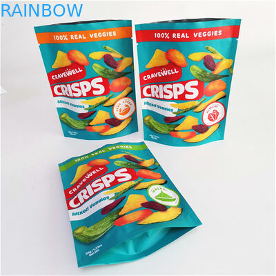 Özel Dijital Baskı Ziplock Yiyecekler Yapışkan Paketleme TorbalarıFındık Yiyecekleri