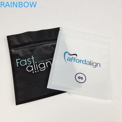 Toptan geri dönüştürülebilir üç taraflı mühürlü Mylar Paketleme Diş Bakımı için Diş Aligner