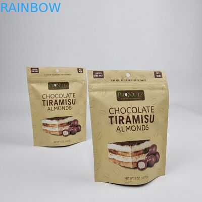 Özel Matt Yüzey Dijital Baskı Plastik Zip Kilitli Yeniden Kapanabilir Plastik Gıda Peçete Paketleme Çantası