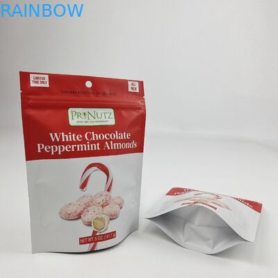 Dondurulmuş Plastik Fermuar Çantası Kokusuz Nem Kanıtlı Düşük Moq Baskı Dijital Baskı Stand Up Pocket