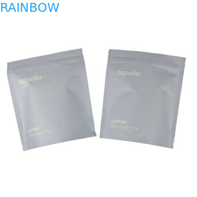 Sıcak satış cuCstom Çaplı Eco Dostluklı Kahve Protein Tozu için Yeniden Kapanabilir Kraft Kağıt Çantası