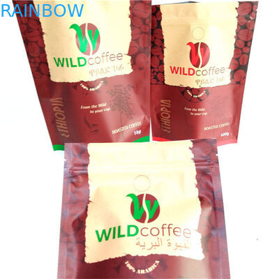 Toptan Özel Dijital Baskı Üreticileri Kahve Fasulyesi 250G 500G için koku geçirmez nem geçirmez ambalaj torbaları