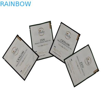 Çay Kahve Tozu için Özel Basılmış Biyolojik Ayrılıklı Küçük Çuvallar Komposta edilebilir Yeniden Kapanabilir Mylar Torbaları