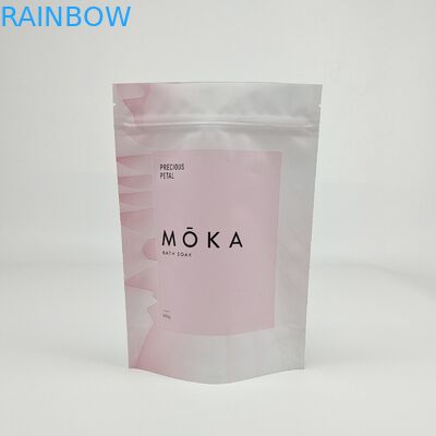 Toptan Satın Alım Özel Baskı Stand Up Doypack Mylar 100g 250g 500g Body Scrub Bag Banyo Tuz Paketleme Çantası