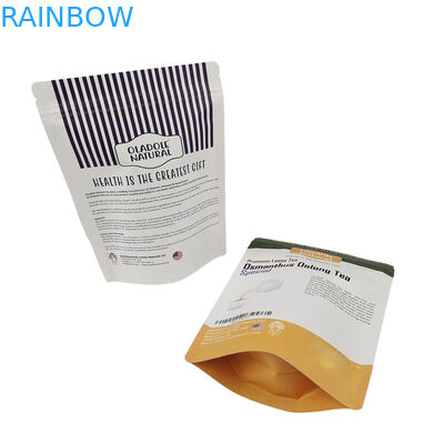 Düşük MOQ Durabilir Yeniden Kapanabilir Fermuar Kraft Kağıt Çantası Özel Biyodegradable Yeniden Kapanabilir Mylar Çantaları Evcil hayvanlar için