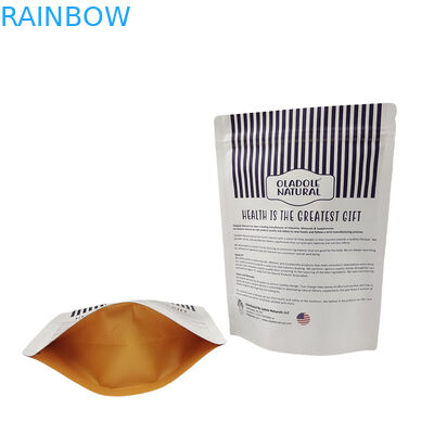 Yüksek kaliteli Özel Ekolojik Arkadaşlıklı Yukarı Kalk Kraft Kağıt Çantası Evcil Köpek Kediler İçin Kediler İçin Besin Sınıfı Nem Kanıtlı Çanta