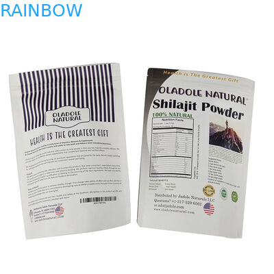 Özel kokusuz beyaz kraft kağıt torbaları kurabiye fındıkları için Yiyebilir toz çay evcil hayvanları besleyen biyolojik olarak parçalanabilir ambalaj torbası