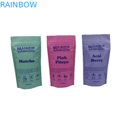 Özel kokusuz kurabiye ambalaj torbaları yeniden kilitlenebilir zip kilitli alüminyum folyo ile plastik poşetler