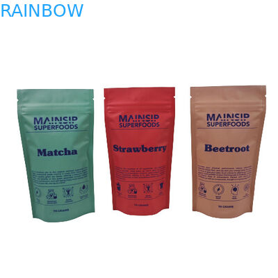 Özel kokusuz kurabiye ambalaj torbaları yeniden kilitlenebilir zip kilitli alüminyum folyo ile plastik poşetler