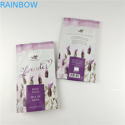 Özel Boyut ve Renkler Mümkün Paket Mat Alüminyum Folyo Banyo Tuzu Ayağa Çanta Ziplock Doypack