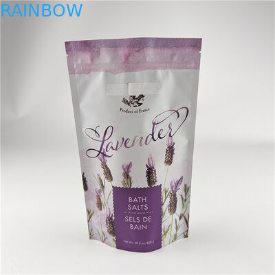 Özel Boyut ve Renkler Mümkün Paket Mat Alüminyum Folyo Banyo Tuzu Ayağa Çanta Ziplock Doypack