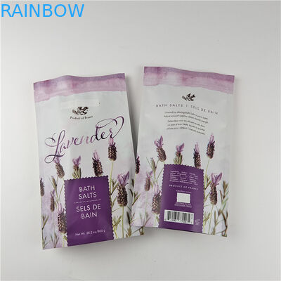 Özel Boyut ve Renkler Mümkün Paket Mat Alüminyum Folyo Banyo Tuzu Ayağa Çanta Ziplock Doypack