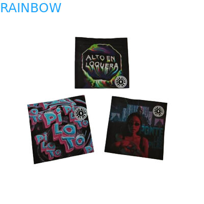 Kokusuz, açık pencereli toz ambalajlı plastik torba ile yeniden kilitlenebilir örnek torbaları