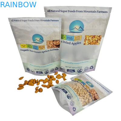 Toptan Yapımlı Yeniden Kapanabilir Plastik Torbalar Çay Paketleri Ayağa Kalk Poşet Fermuar Kilitli Torba