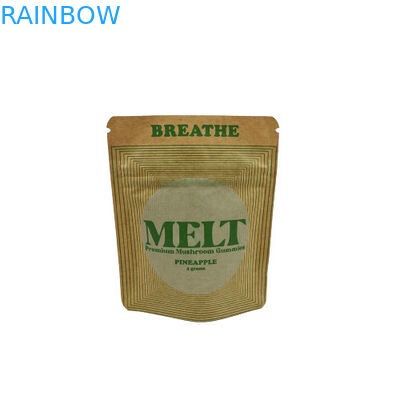 Özel Stand Up Bag Ekolojik Arkadaşlıklı Biyo-Degradasyonlu Ambalaj Kraft Kozmetik Stand Up Pocket