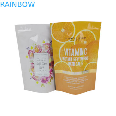 Özel yeniden kapatılabilir kokusuz Kraft Kağıt Paketleme Torbaları Logo ile Tozlu Sakızlı Şekerlik