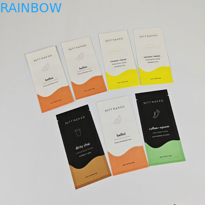 PLA malzemesi Biyo-degradasyonlu Kraft Poşeti Folyo Gıda Çuvalı Ambalaj Küçük Örnek Torbaları