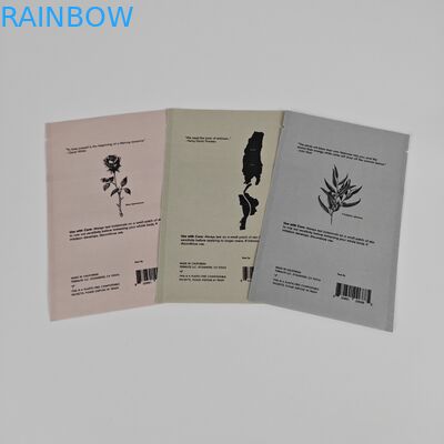 Kozmetik Örnekleri Yüz Kremi Biyolojik Bozulabilir Kraft Poşet Özel Dijital Baskı Küçük Çantalar