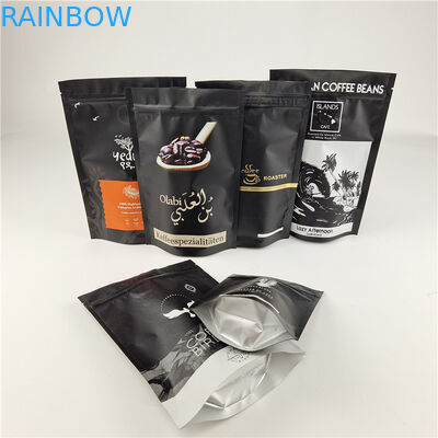 Laminasyonlu Alüminyum Folyo Ziplock Stand Up Pocket Dijital Baskı Özel Boyut / Renkler