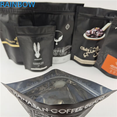 Laminasyonlu Alüminyum Folyo Ziplock Stand Up Pocket Dijital Baskı Özel Boyut / Renkler