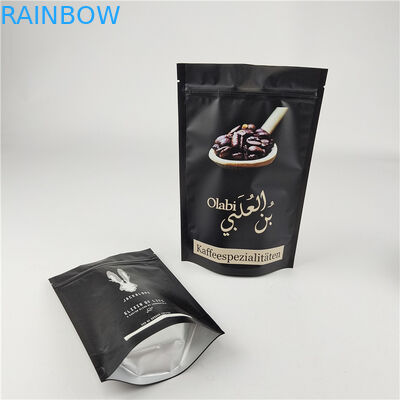 Laminasyonlu Alüminyum Folyo Ziplock Stand Up Pocket Dijital Baskı Özel Boyut / Renkler