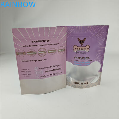 En kaliteli özel logo basılı pürüzsüz depolama ambalajı evcil hayvan yiyecekleri için plastik folyo poşet poşeti