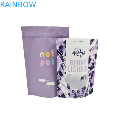 Yüksek bariyerli ve nem geçirmez kokusuz çantalar için hafif kanatlı folyo çanta ambalajı