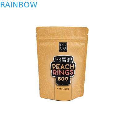 Mylar poşetleri için yüksek bariyerli folyo poşet ambalajı Nemden korunur Işıktan korunur Kokudan korunur