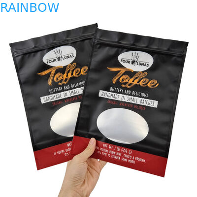 Yırtıcı Not Özelliği Şeffaf Tasarımlı Ve Fermuarlı Evcil hayvan Yemeği Torbası