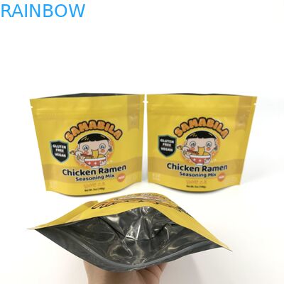 Zıpkın Kapama Sistemiyle Stand Up Çantası için Bitkisel Tütsü Ambalajı