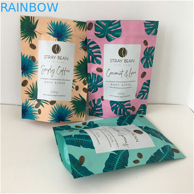 En Yeni Yeniden Kapanabilir Nem Karşıtı Laminasyonlu Alüminyum Folyolar Mylar Çuvalları Banyo Tuzu Paketleri