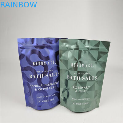 Fermuarlı, kokusuz, nemden koruyucu, vücut temizleme paketi olan, ayağa kalkan bir çanta.