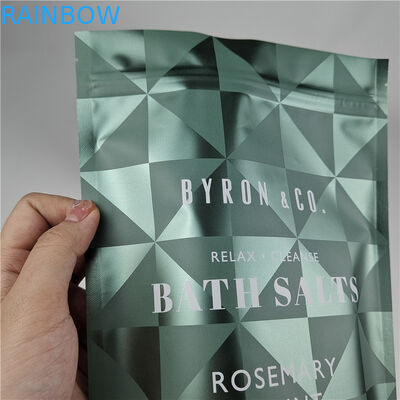 Fermuarlı, kokusuz, nemden koruyucu, vücut temizleme paketi olan, ayağa kalkan bir çanta.