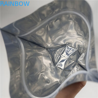 Fermuarlı, kokusuz, nemden koruyucu, vücut temizleme paketi olan, ayağa kalkan bir çanta.