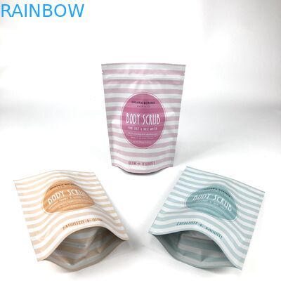 Kozmetik Paketleme Çantası Banyo Tuzu ve Vücut Makyaj Çantası için ayağa kalkan vücut makyaj çantası Mylar çantaları