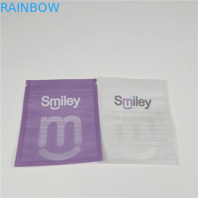 Temiz Diş Aligners Mylar Üç Taraflı Kapalı Plastik Cüzdanlar Paketleme Sızıntı ve Nem Kanıtlı