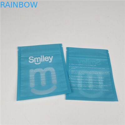 Temiz Diş Aligners Mylar Üç Taraflı Kapalı Plastik Cüzdanlar Paketleme Sızıntı ve Nem Kanıtlı