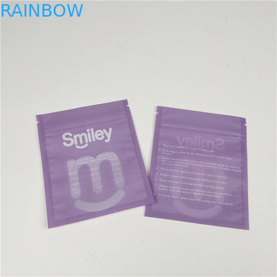 Temiz Diş Aligners Mylar Üç Taraflı Kapalı Plastik Cüzdanlar Paketleme Sızıntı ve Nem Kanıtlı