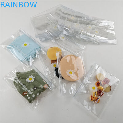 Özel boyut ve renk ile Comestic için yüksek açık PE malzeme plastik ambalaj torbası